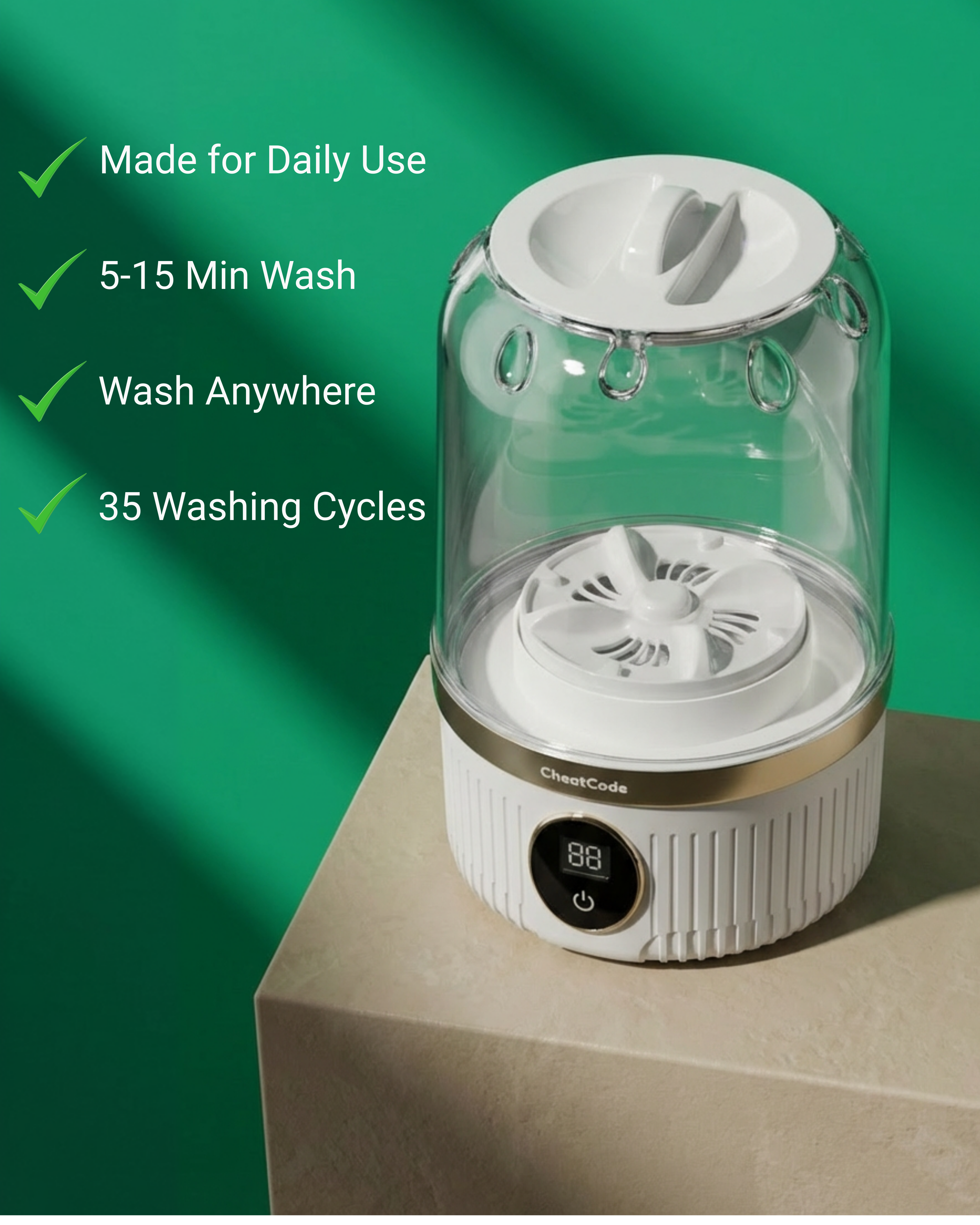 The CheatCode Original Mini-Washer™