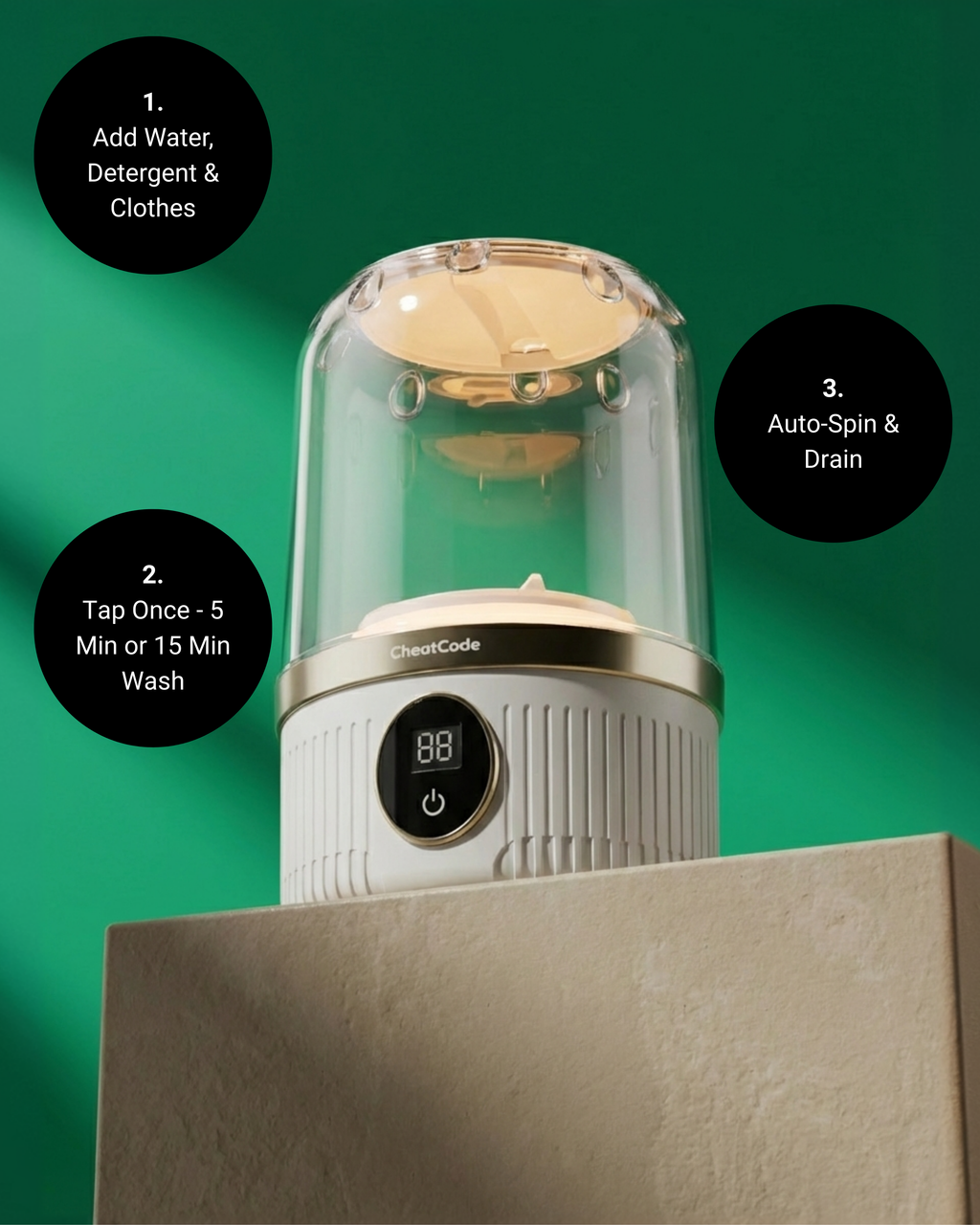 The CheatCode Original Mini-Washer™