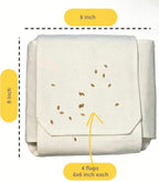 The FreshFold™ Muslin Roti Pouch ( Pack of 5 )