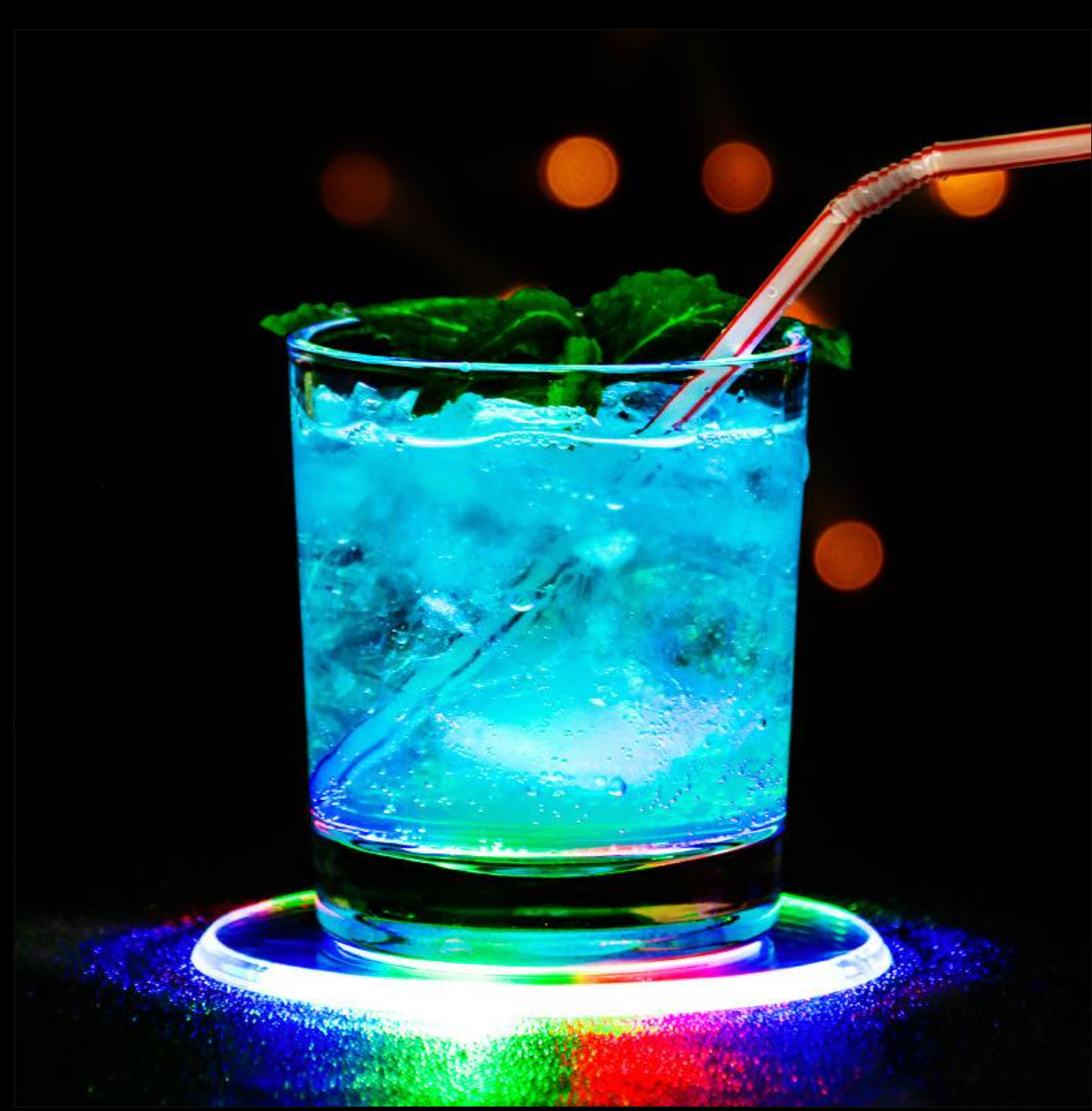The CheatCode LED Cocktail Coasters