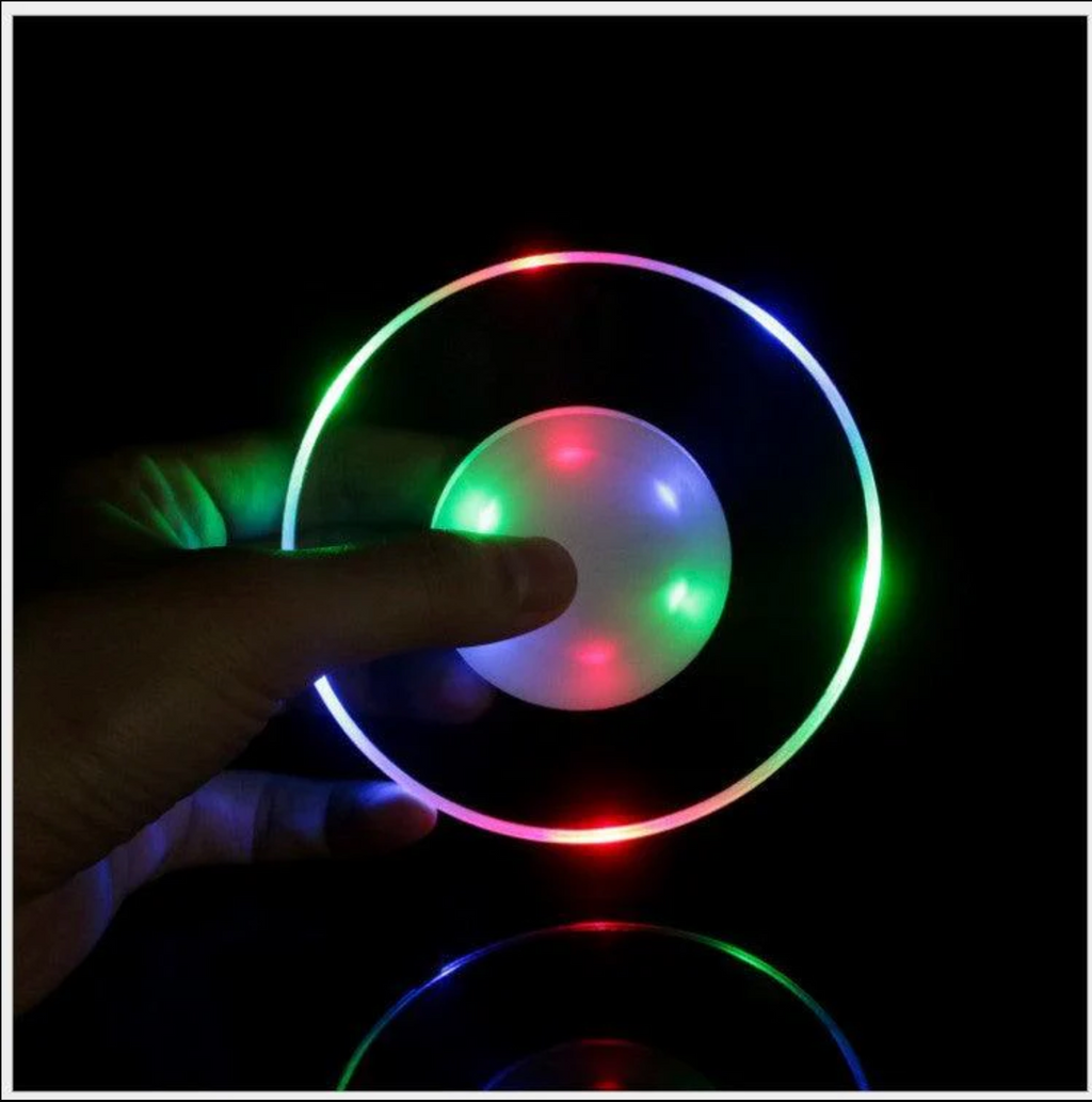 The CheatCode LED Cocktail Coasters
