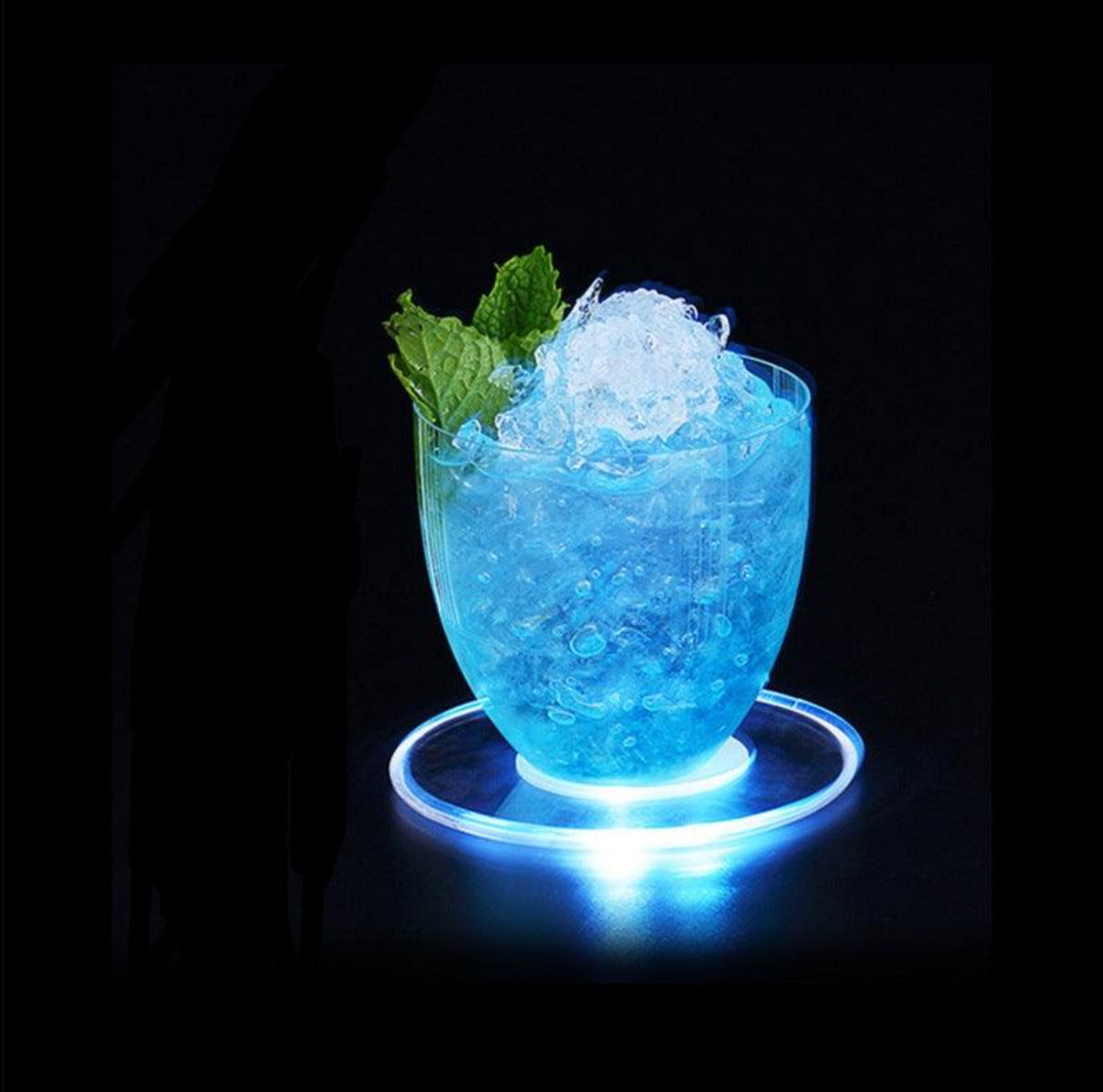 The CheatCode LED Cocktail Coasters