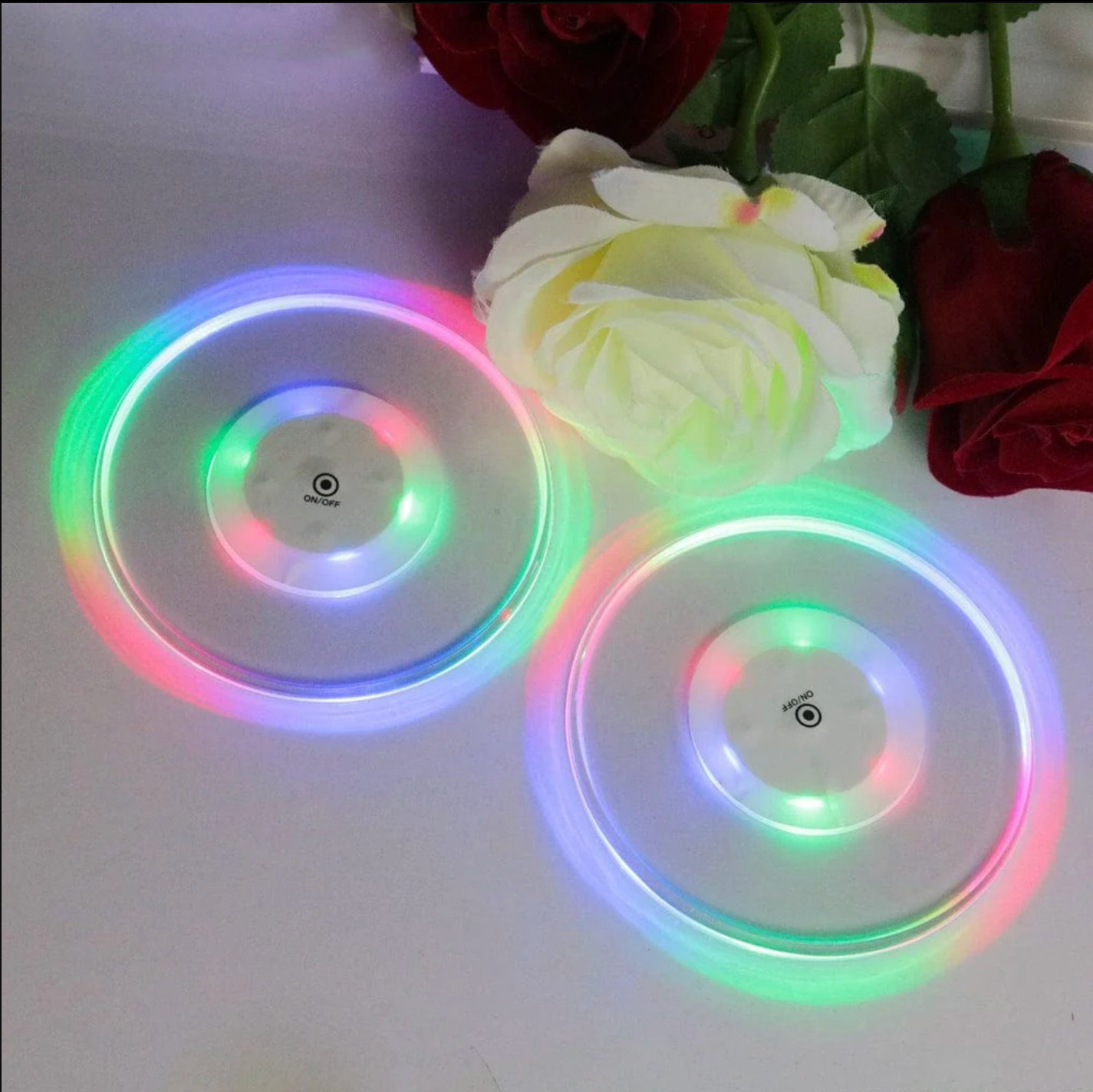 The CheatCode LED Cocktail Coasters