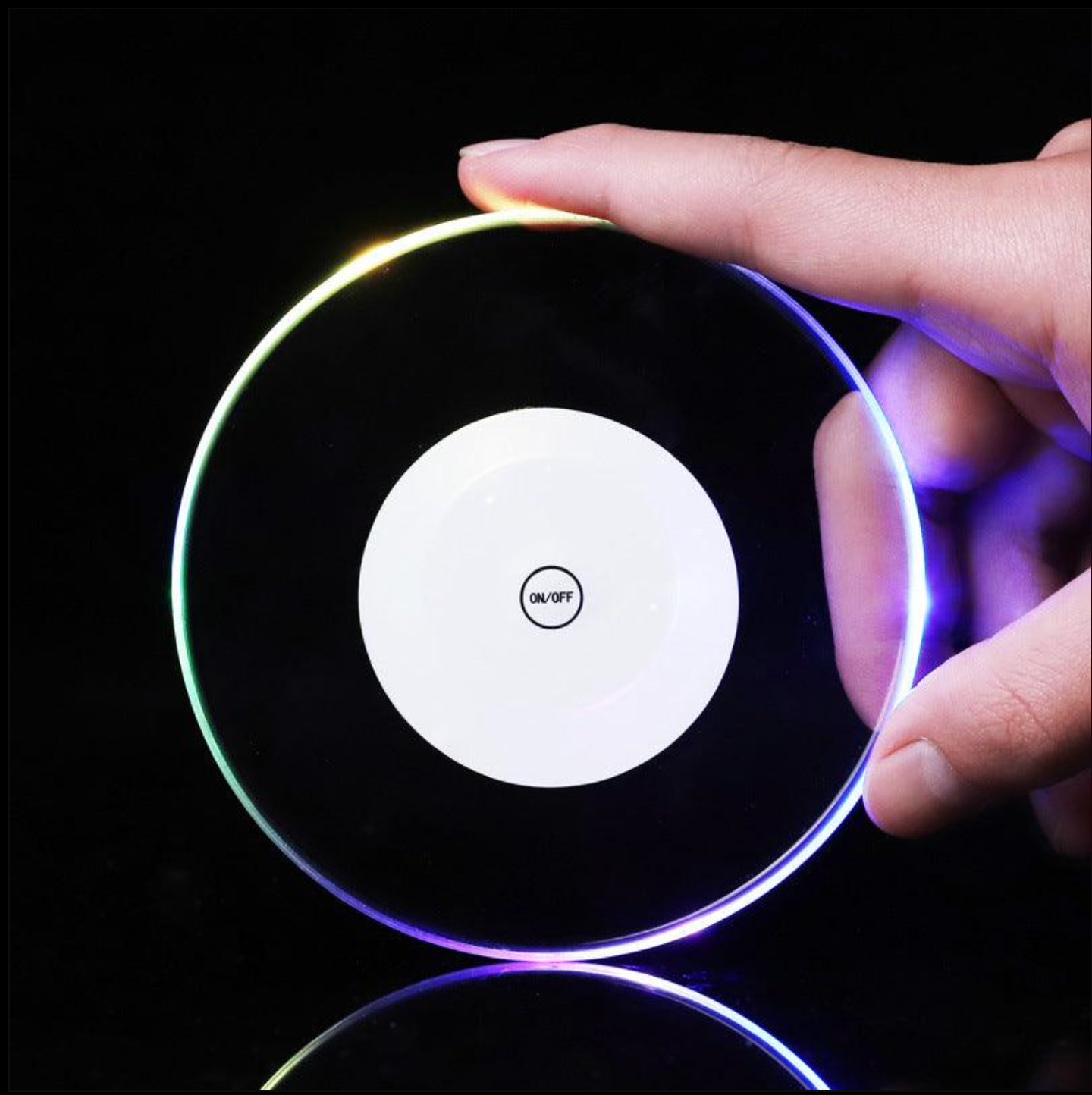 The CheatCode LED Cocktail Coasters