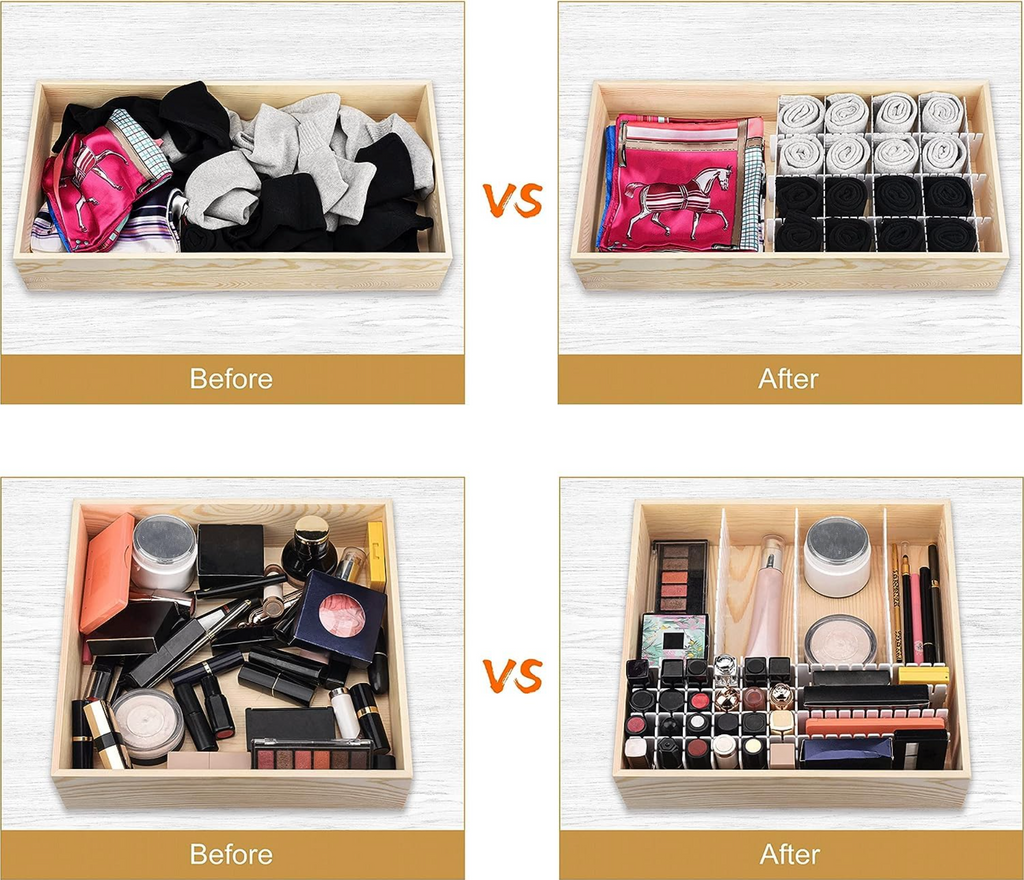 The CheatCode Adjustable Drawer Divider Set