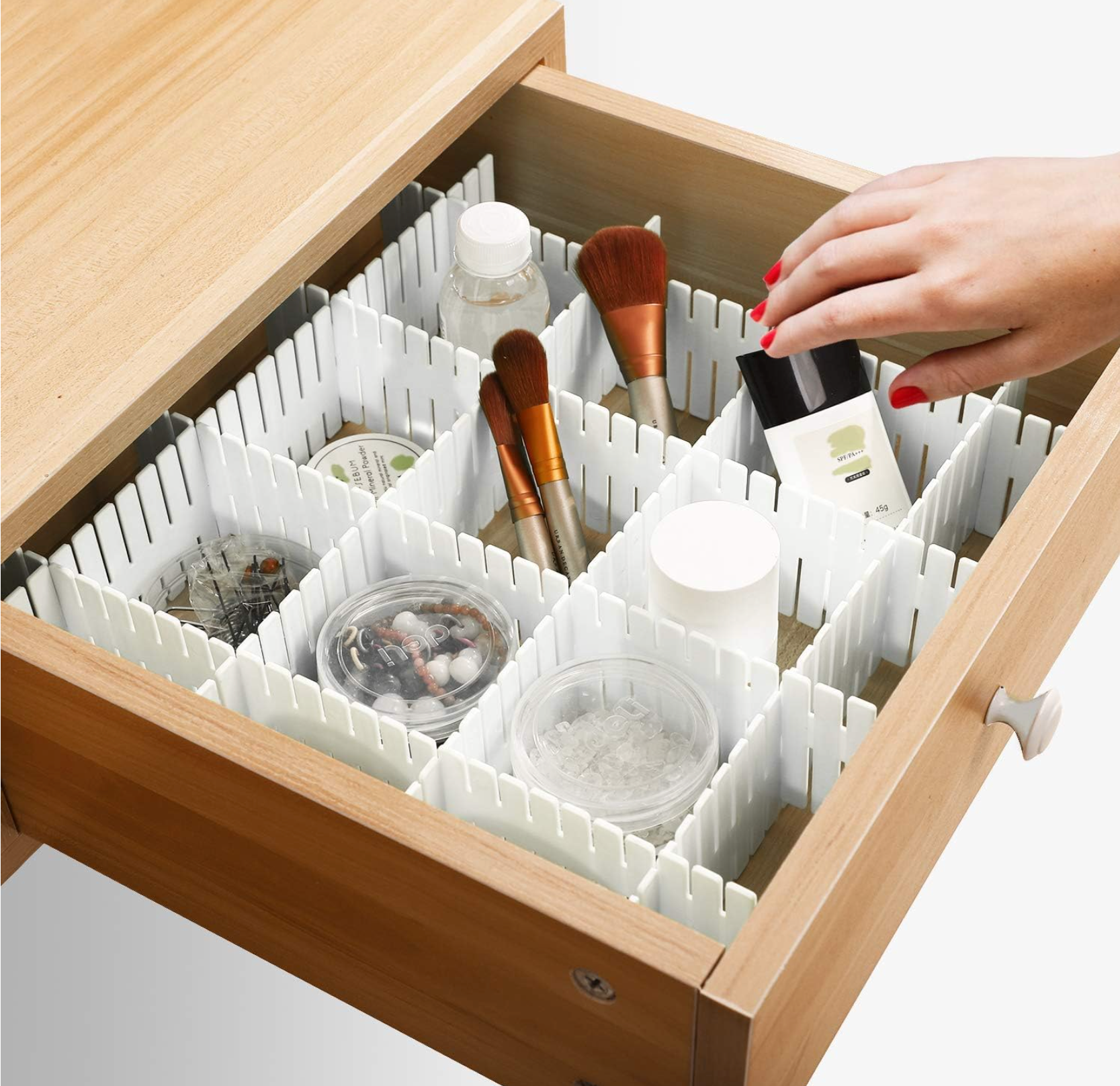 The CheatCode Adjustable Drawer Divider Set