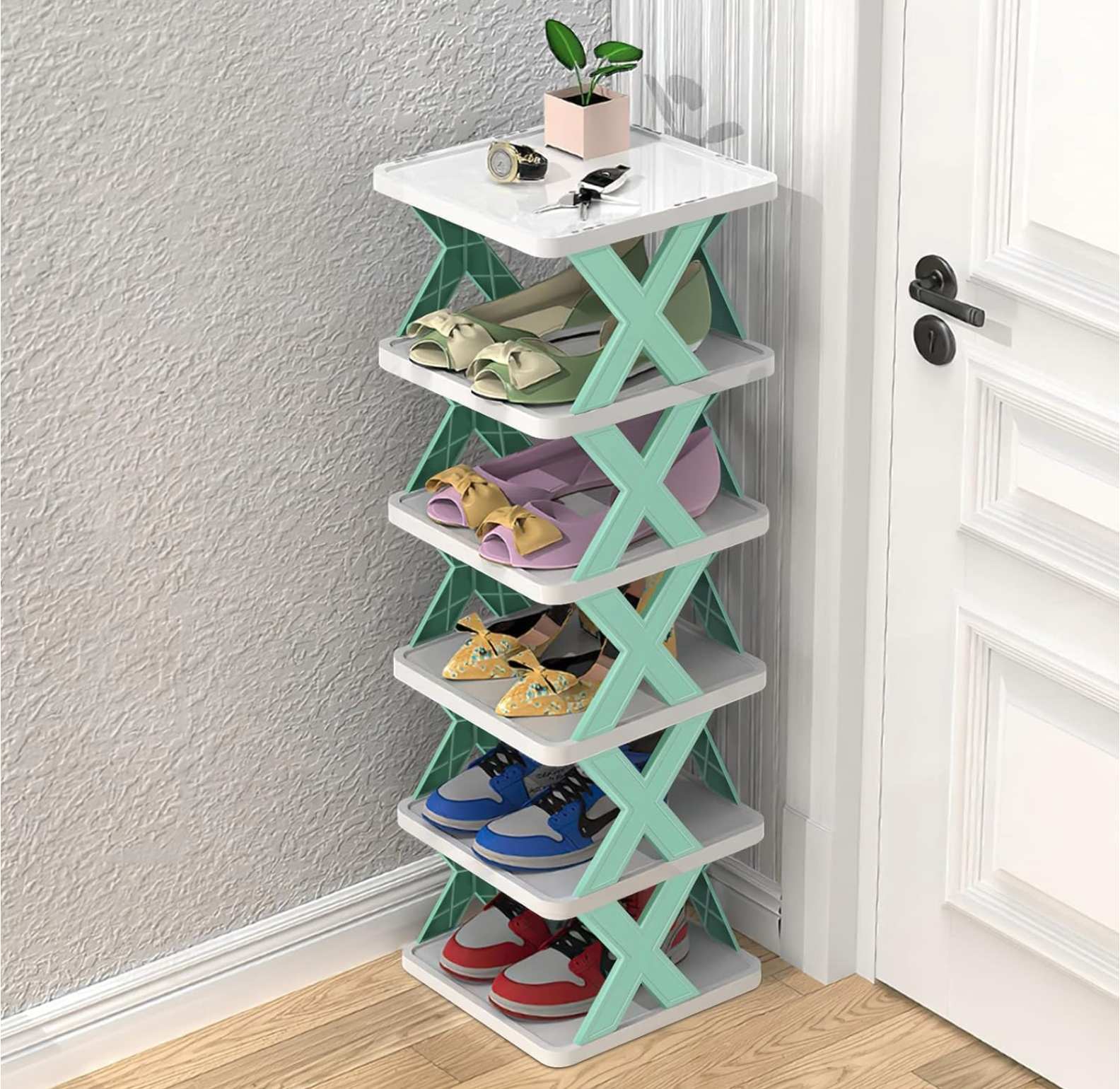 The CheatCode 6-Layer Shoe Rack