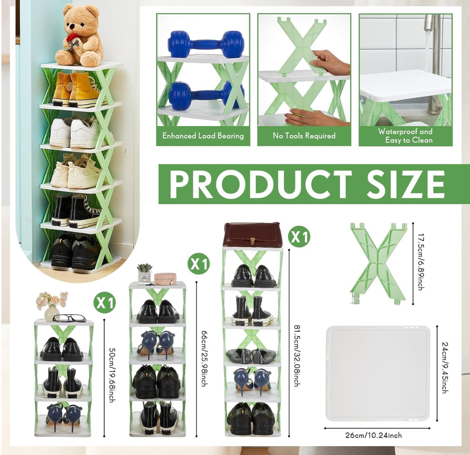 The CheatCode 6-Layer Shoe Rack