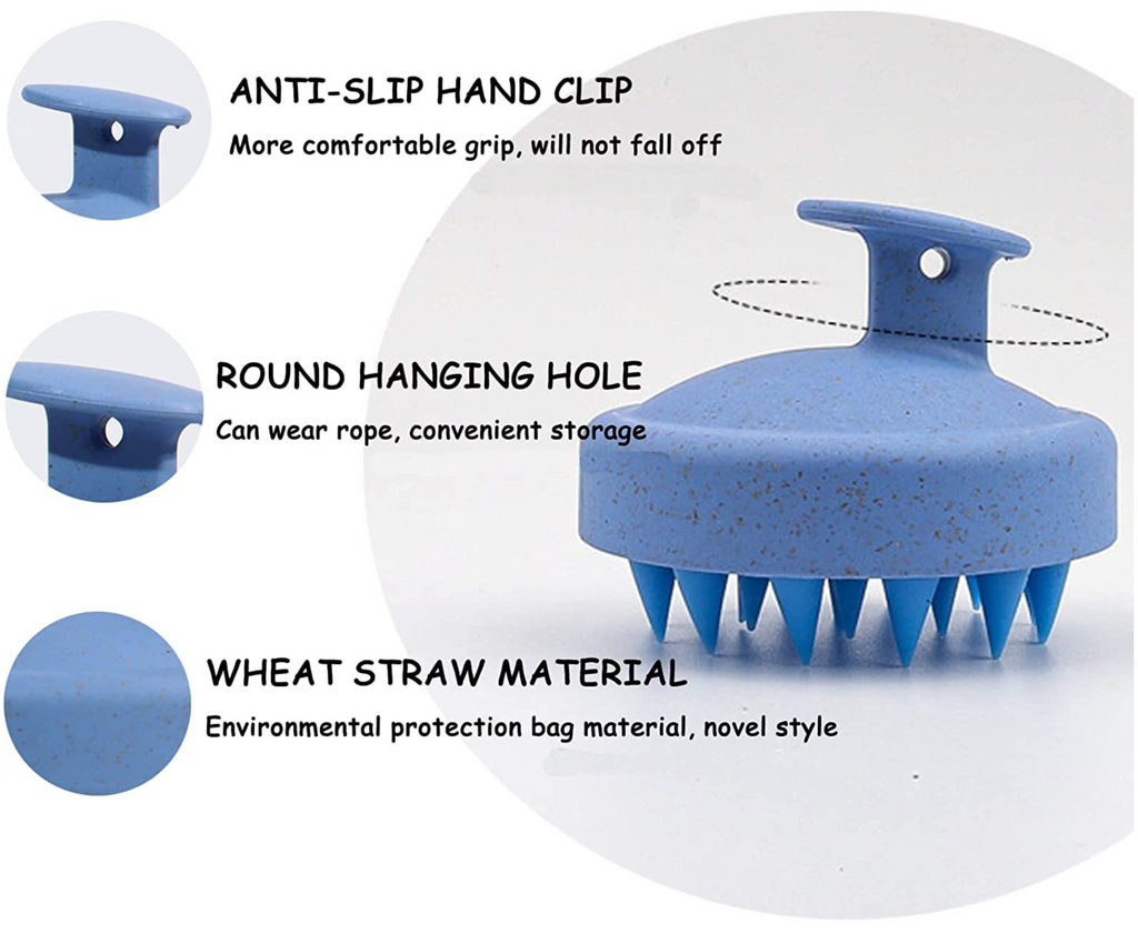 The CheatCode Scalp Head Massager Shampoo Brush