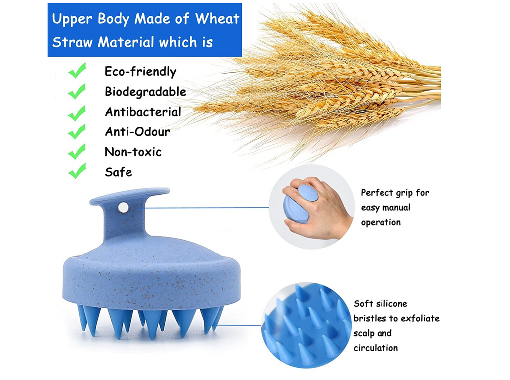 The CheatCode Scalp Head Massager Shampoo Brush