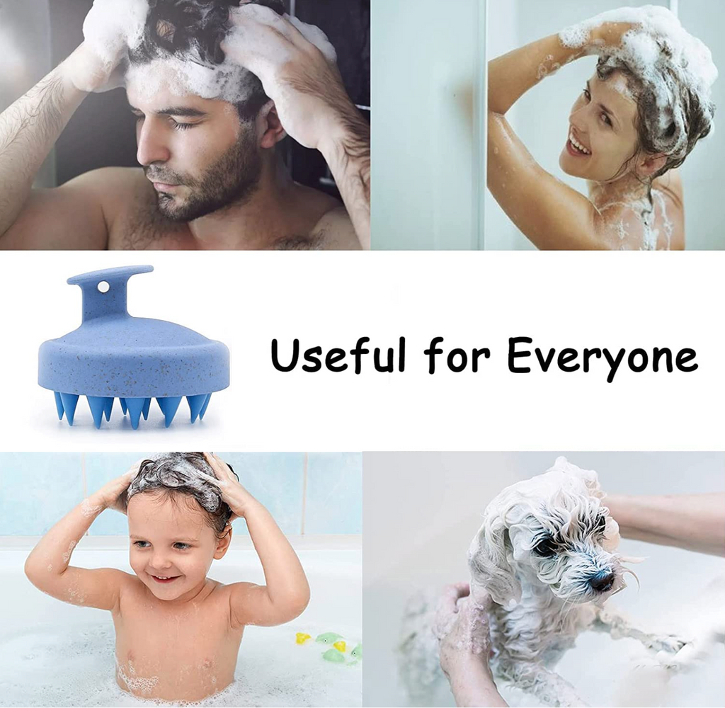 The CheatCode Scalp Head Massager Shampoo Brush