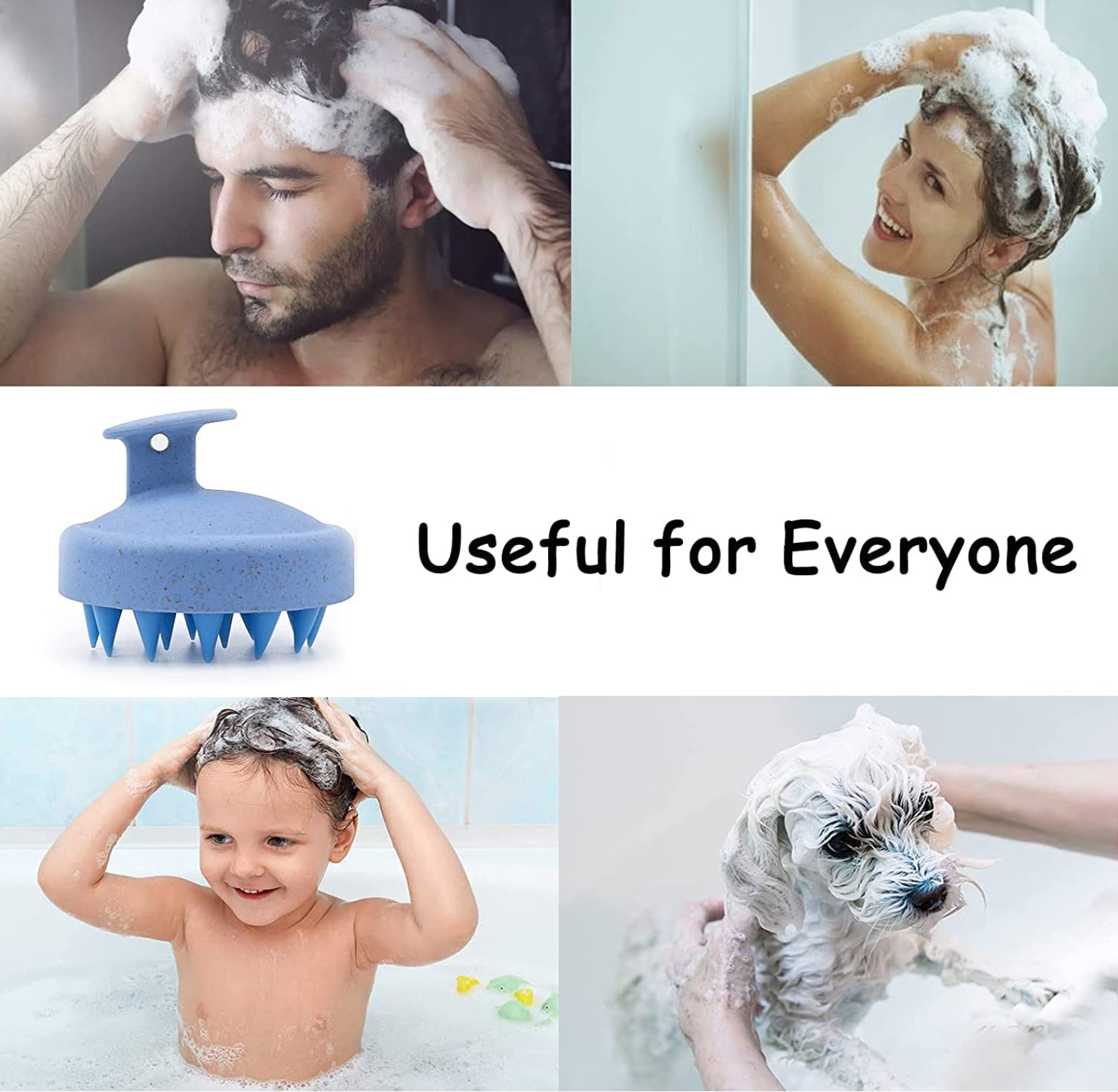 The CheatCode Scalp Head Massager Shampoo Brush