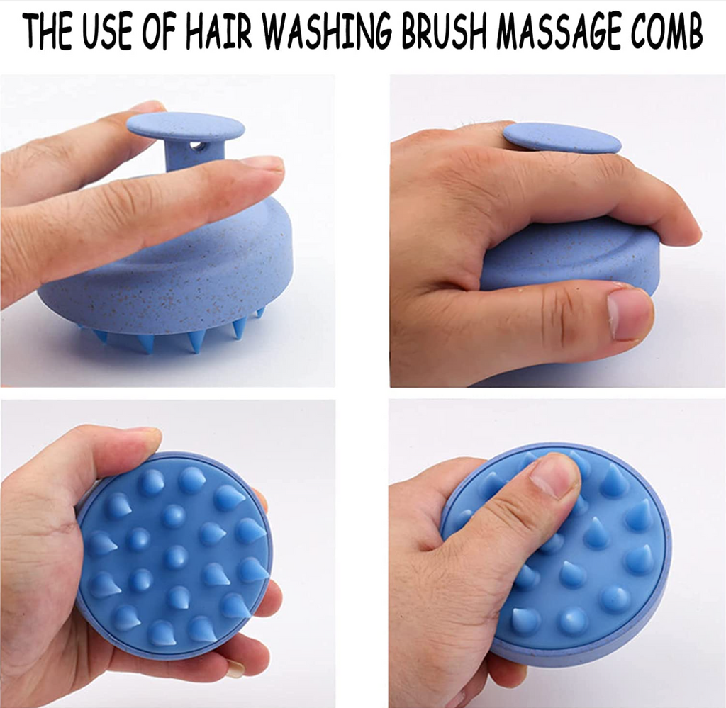 The CheatCode Scalp Head Massager Shampoo Brush