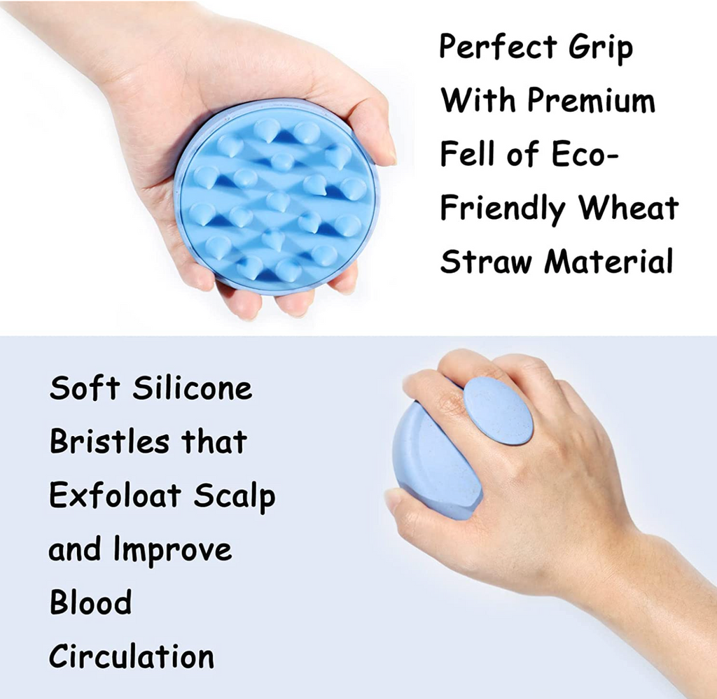 The CheatCode Scalp Head Massager Shampoo Brush