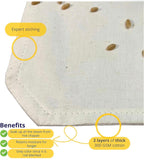 The FreshFold™ Muslin Roti Pouch ( Pack of 5 )